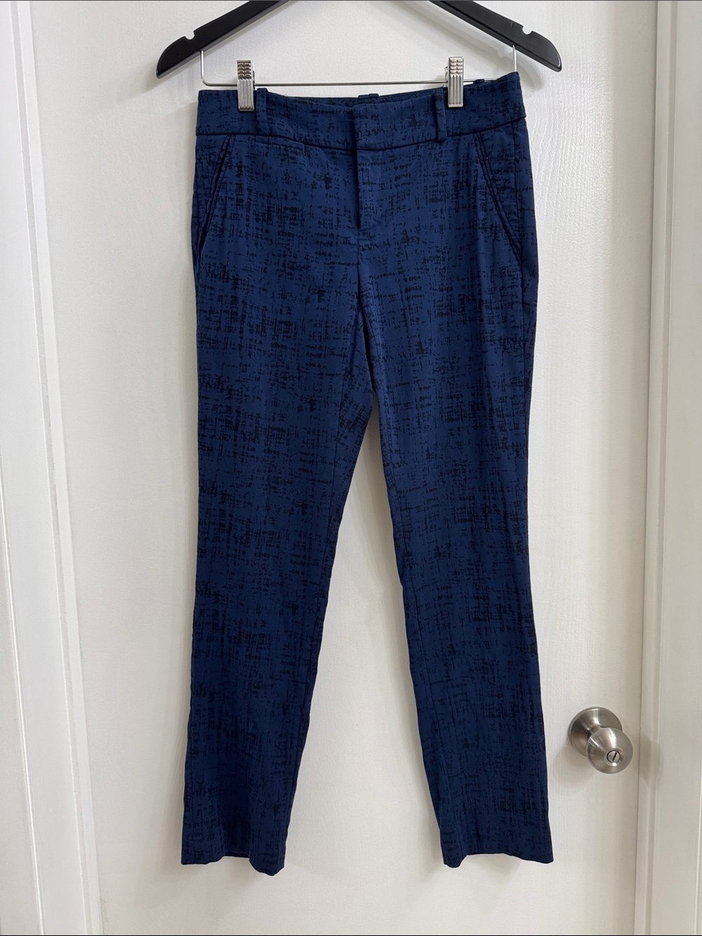 Calvin Klein Straight-Leg Pants - Navy, Black